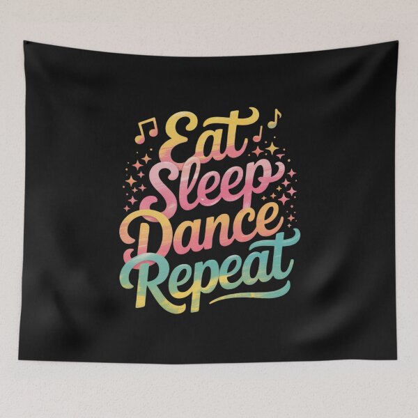 Item preview, Eat Sleep Dance Repeat Dancing Boys Girls Dancer Gifts designed and sold by nicomitchell.