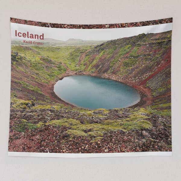 Item preview, Kerid Crater Lake In Iceland. Original photography designed and sold by studio838.