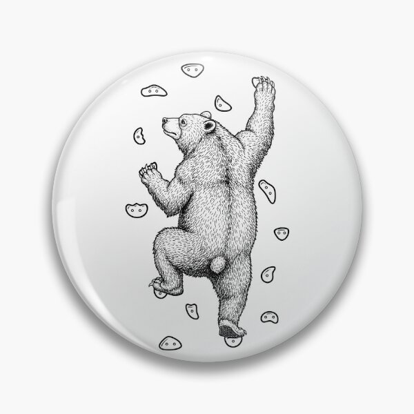 Item preview, Rock Climber Indoor Wall Climbing Bear Funny Climbers designed and sold by GrandeDuc.