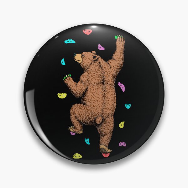 Item preview, Rock Climber Indoor Wall Climbing Bear Funny Climbers designed and sold by GrandeDuc.