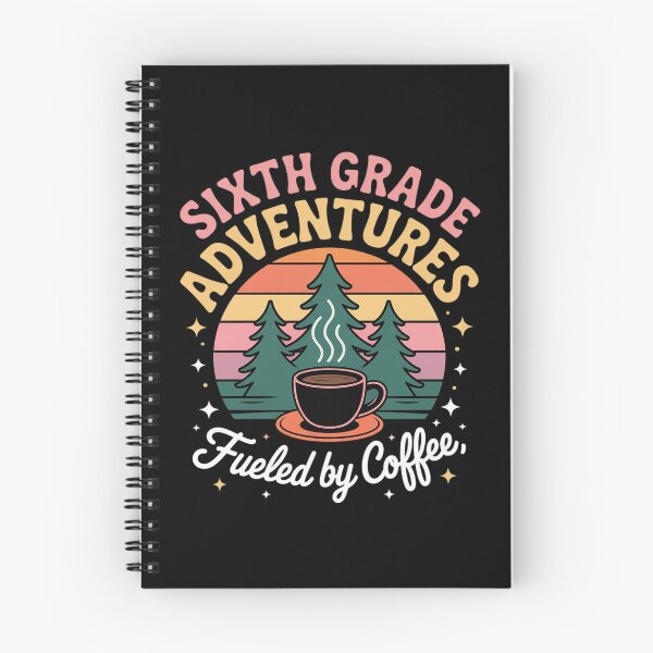 Item preview, Sixth Grade Teacher Back To School Coffee Teacher Adventure  designed and sold by lilLilaBatArt.