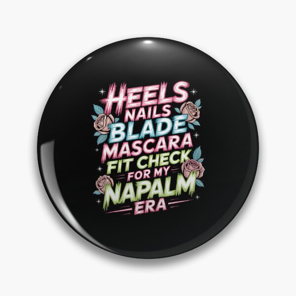 Item preview, Retro Napalm Era Fit Check Heels Nails Blade Mascara Makeup designed and sold by KathleenEliza.