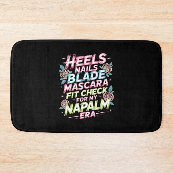 Item preview, Retro Napalm Era Fit Check Heels Nails Blade Mascara Makeup designed and sold by KathleenEliza.