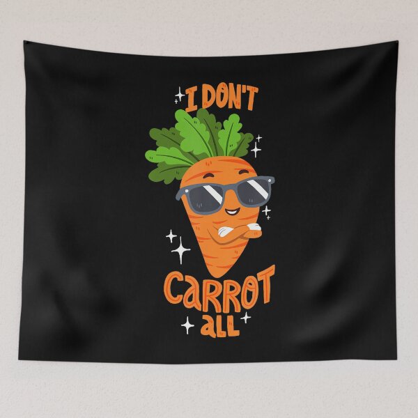 Item preview, Carrot Pun - I Don't Care At All designed and sold by SharronDawn.