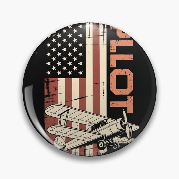Artikelvorschau, Vatertagsgeschenk für Piloten: Flugzeug mit amerikanischer Flagge entworfen und verkauft von nicomitchell.
