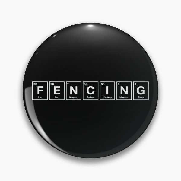 Item preview, Fencing  I Periodic Elements Nerd Gift Idea designed and sold by nicomitchell.