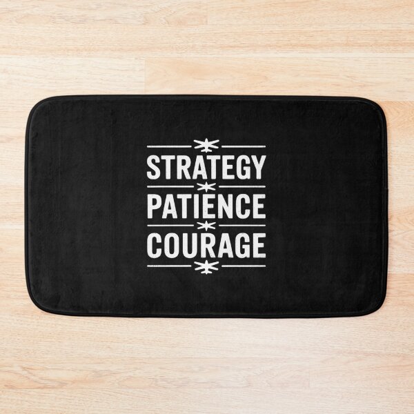 Item preview, Fencing Strategy Patience Courage Fencer designed and sold by nicomitchell.
