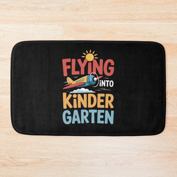 Item preview, First Day of Kindergarten Back To School Flying Aeroplane designed and sold by nicomitchell.