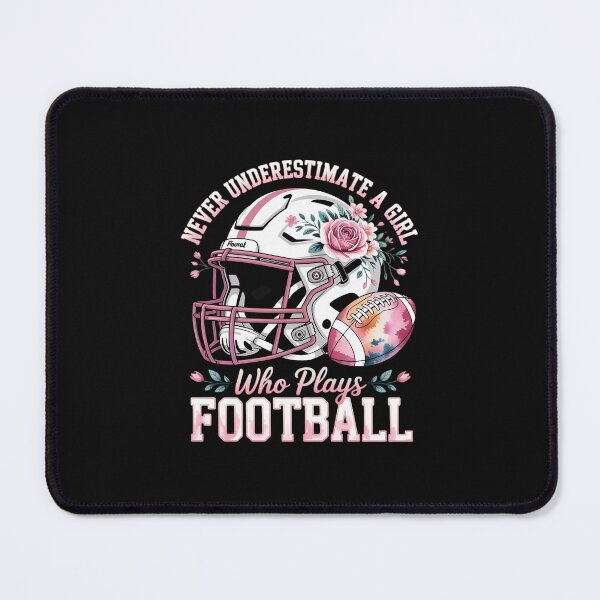 Item preview, Football Girls Never Underestimate A Girl Who Plays Football designed and sold by nicomitchell.