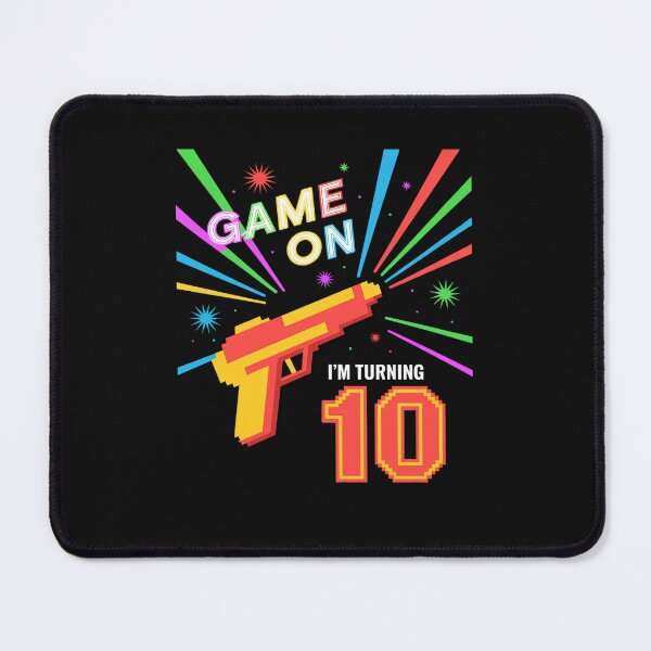 Item preview, Game On I'm Turning 10 years Boy Laser Tag Birthday designed and sold by nicomitchell.