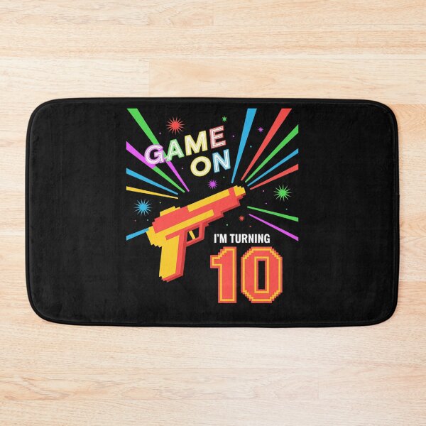 Item preview, Game On I'm Turning 10 years Boy Laser Tag Birthday designed and sold by nicomitchell.