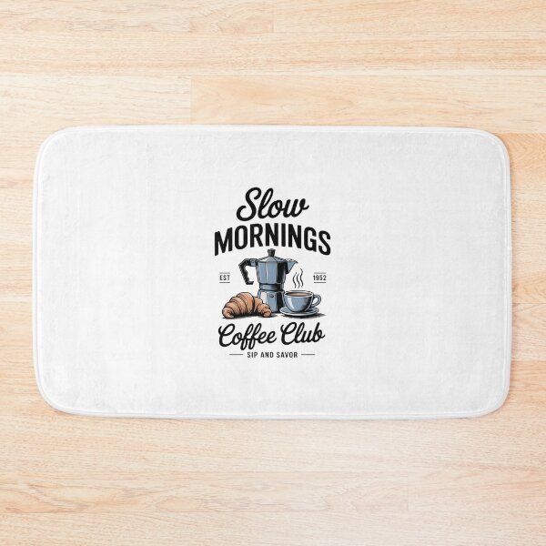 Item preview, Slow Mornings Coffee Club Breakfast  designed and sold by MicanCuteStore.