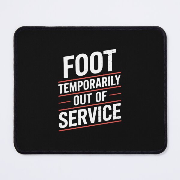 Item preview, Get well soon Broken Foot Broken Foot Recovery designed and sold by nicomitchell.