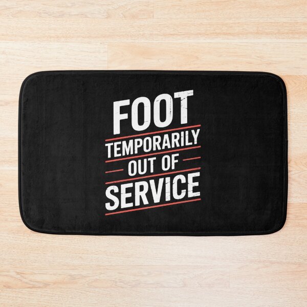Item preview, Get well soon Broken Foot Broken Foot Recovery designed and sold by nicomitchell.