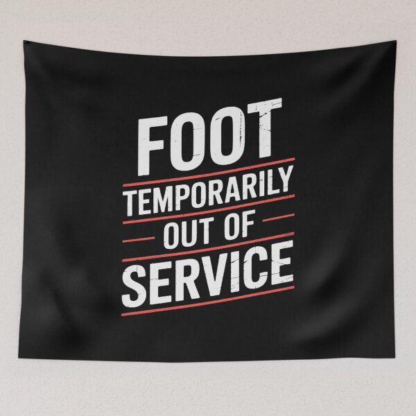 Item preview, Get well soon Broken Foot Broken Foot Recovery designed and sold by nicomitchell.