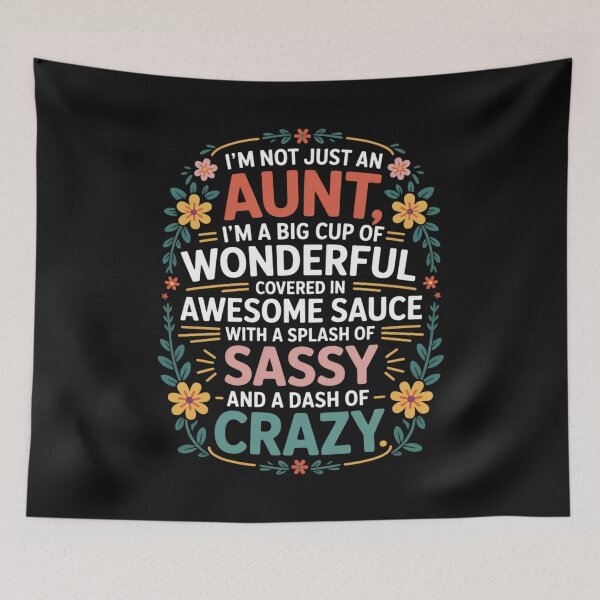 Item preview, Gifts for Aunties And Your Favorite Aunt Crazy Aunt designed and sold by nicomitchell.