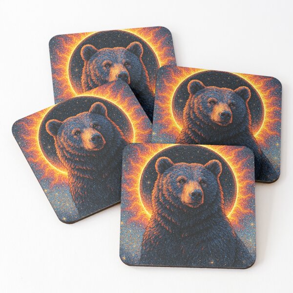 Item preview, Bear Framed by a Cosmic Eclipse designed and sold by Expl0rer.