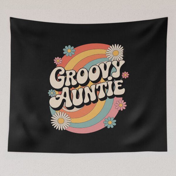 Item preview, Groovy Auntie Family Birthday 60s 70s Hippie designed and sold by nicomitchell.