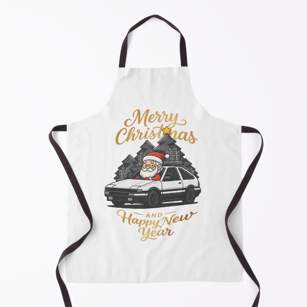 Item preview, gold merry christmas JDM car illustration designed and sold by sabartgunpla.