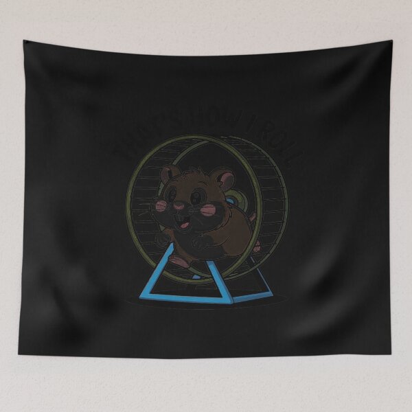 Item preview, Hamster This Is How I Roll Hamster Cycling Gift designed and sold by nicomitchell.
