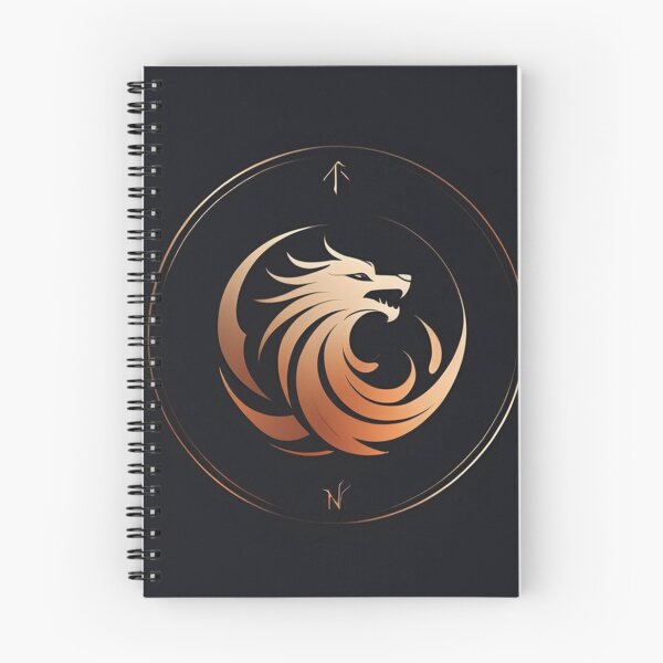 Item preview, Golden Mythic Wolf Emblem Design designed and sold by Kela-Designs.