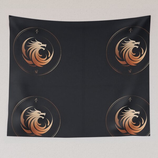 Item preview, Golden Mythic Wolf Emblem Design designed and sold by Kela-Designs.
