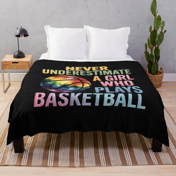 Item preview, Hoops Girls Never Underestimate A Girl Who Plays Basketball designed and sold by nicomitchell.