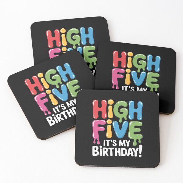 Artikelvorschau, High Five! Es ist mein Geburtstag! Fünfjähriger Junge/Mädchen, Schleimliebhaber entworfen und verkauft von nicomitchell.
