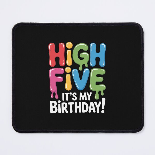 Item preview, High 5 It's My Birthday Five Year Old Boy Girl Slime Lover designed and sold by nicomitchell.