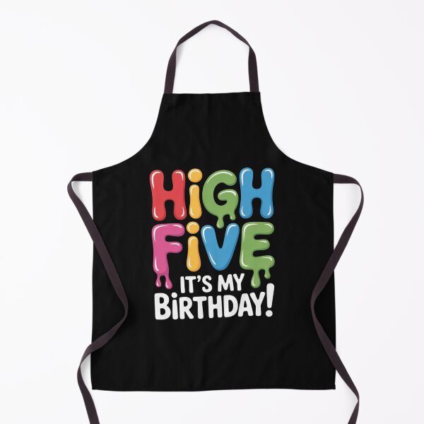 Item preview, High 5 It's My Birthday Five Year Old Boy Girl Slime Lover designed and sold by nicomitchell.