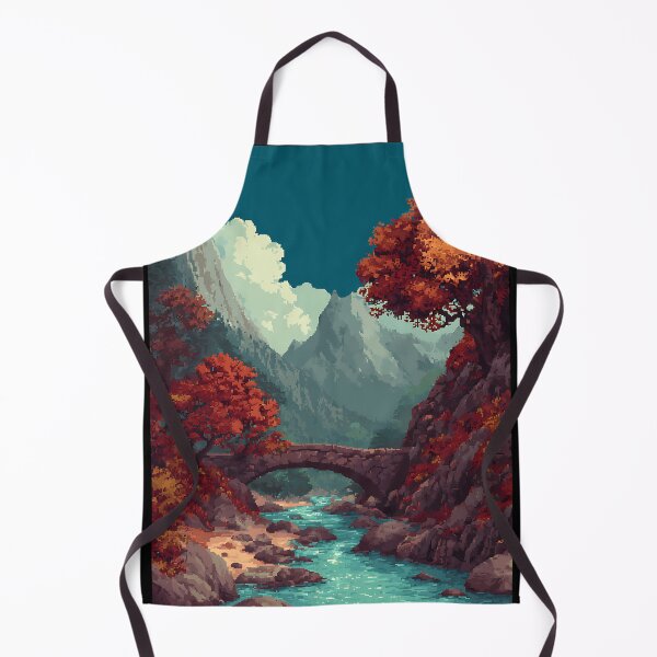 Artikelvorschau, Retro-Pixel-Kunst Natur entworfen und verkauft von bapupa.
