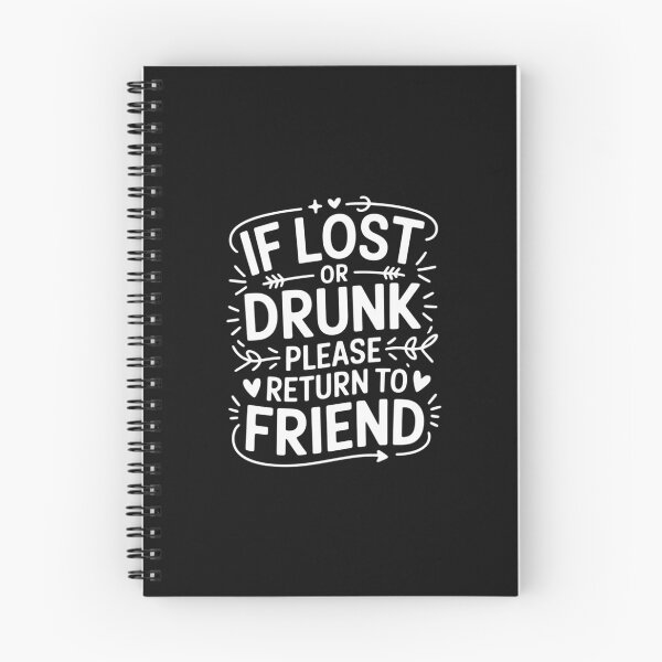 Item preview, If Lost Or Drunk Please Return To Friend Gift for Women Men designed and sold by nicomitchell.