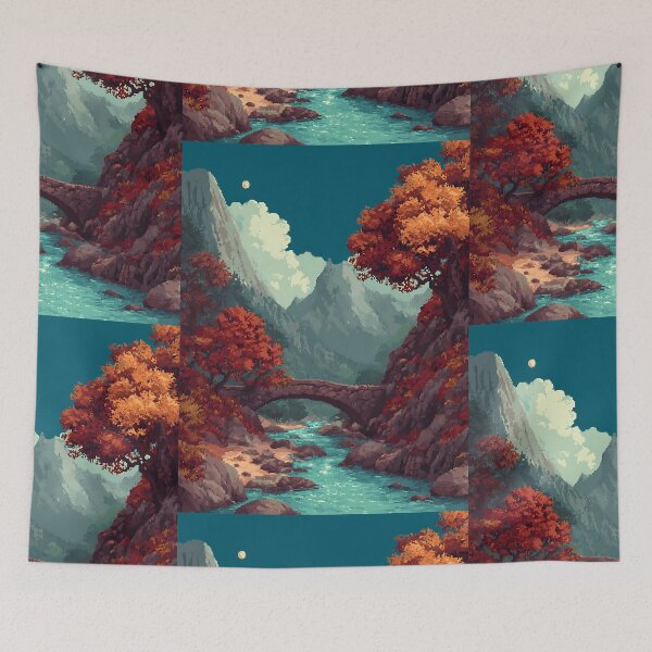 Item preview, Retro Pixel Art Nature designed and sold by bapupa.