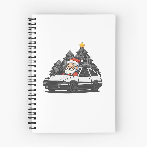 Item preview, black gold merry christmas JDM car illustration designed and sold by sabartgunpla.