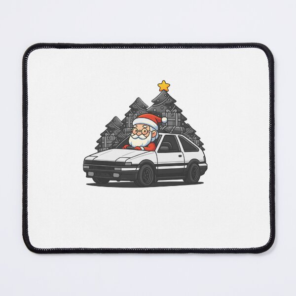 Item preview, black gold merry christmas JDM car illustration designed and sold by sabartgunpla.