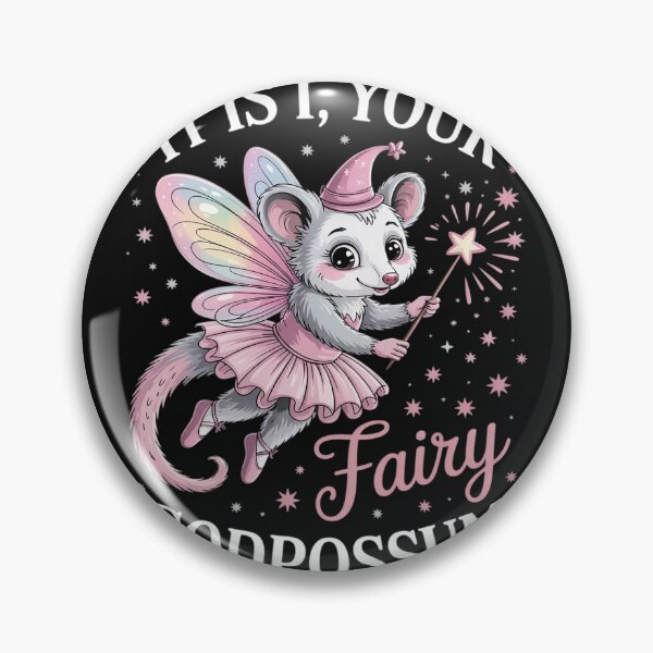 Item preview, It Is I Your Fairy Godpossum Opossum Spirit Animal designed and sold by nicomitchell.