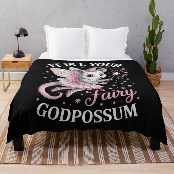 Item preview, It Is I Your Fairy Godpossum Opossum Spirit Animal designed and sold by nicomitchell.