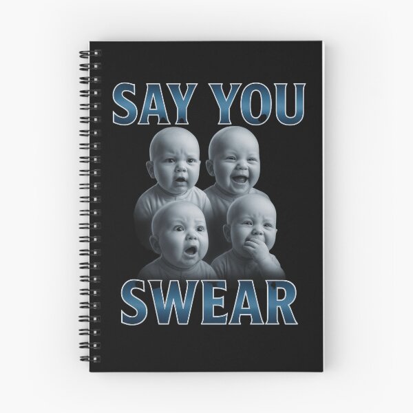 Item preview, Say You Swear Ai Niche Baby Holding Back Laugh Genz Meme designed and sold by love3617.