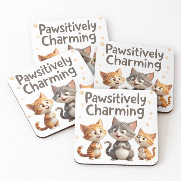 Item preview, Clever Cats - Pawsitively Charming designed and sold by Petalandfur.