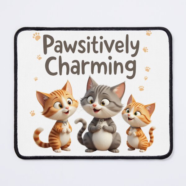 Item preview, Clever Cats - Pawsitively Charming designed and sold by Petalandfur.