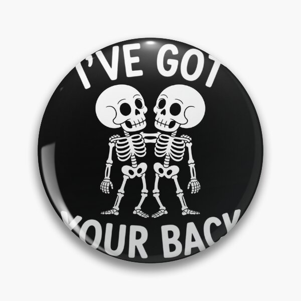 Item preview, I've Got Your Back Halloween Skeleton Skull Men and Women designed and sold by nicomitchell.