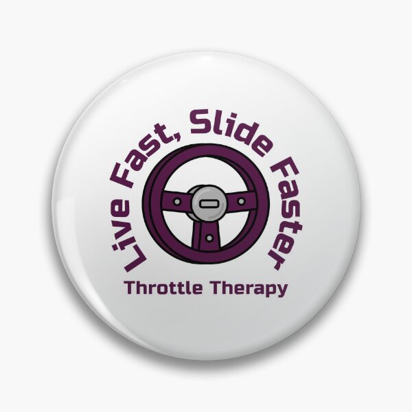 Item preview, Live Fast Slide Faster – Throttle Therapy Drift Design designed and sold by WhackingTax.
