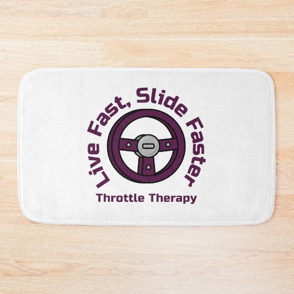 Item preview, Live Fast Slide Faster – Throttle Therapy Drift Design designed and sold by WhackingTax.