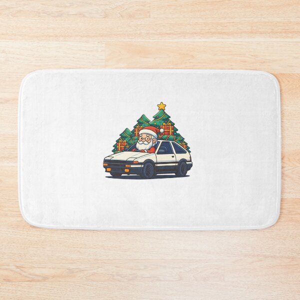 Item preview, full colour merry christmas JDM car illustration designed and sold by sabartgunpla.