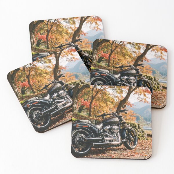 Item preview, American Motorcycle in Autumn Riverside designed and sold by MINE Design-Works.