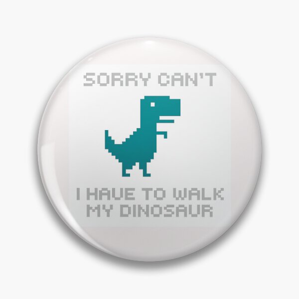 Item preview, "Walking My Dinosaur, No Time Today" designed and sold by Swingfroglet.