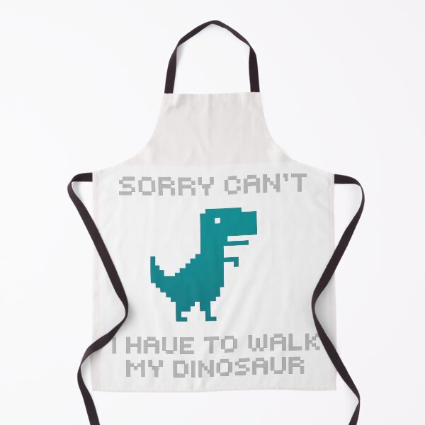 Item preview, "Walking My Dinosaur, No Time Today" designed and sold by Swingfroglet.