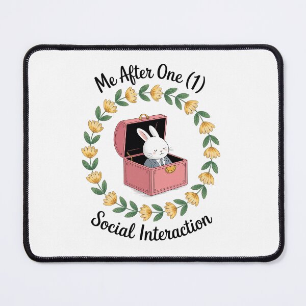 Item preview, One Social Interaction designed and sold by estellaken.