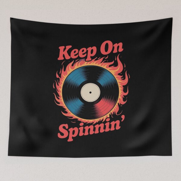 Item preview, Keep On Spinnin' designed and sold by khorbiasieno.