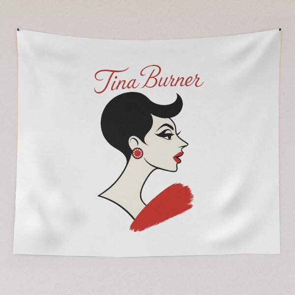 Item preview, Tina Burner – ✨Legends of Drag Collection✨ – TOO HOT TO HANDLE designed and sold by WheelieGdArt.
